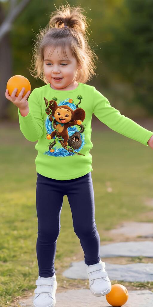 Комплект плътен 2 части (б/к) Чебурашка в резеда