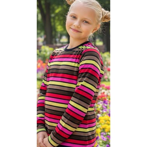 Блуза тънка райе 3 цветно