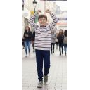 Комплект 2 части (б/д) райе в бяло и черно 1