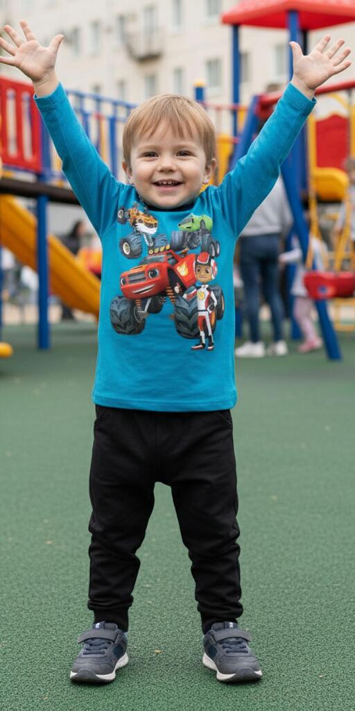 Комплект 2 части (б/д) Пламъчко в наситеносиньо