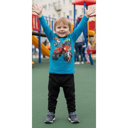 Комплект 2 части (б/д) Пламъчко в наситеносиньо