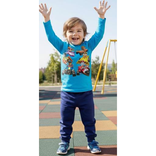 Комплект тънък 2 части (б/д) Пес Патрул в синьо