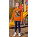 Комплект плътен 2 части (б.к./к.) Чебурашка в оранжево