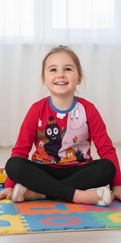 Комплект тънък 2 части (б/к) Барбарони в корал