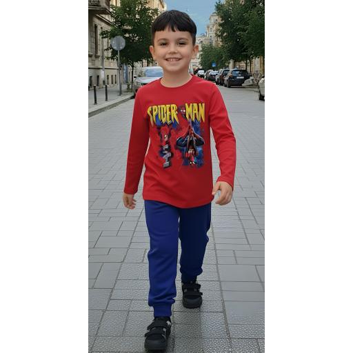 Комплект 2 части (б/д) Спайдърмен с надпис в червено