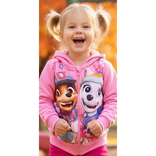 Суичър дебела вата Пес Патрул в розово