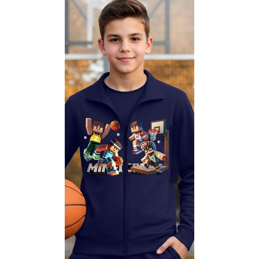 „Модерен детски суичър с ДТФ печат – Minecraft дизайн“