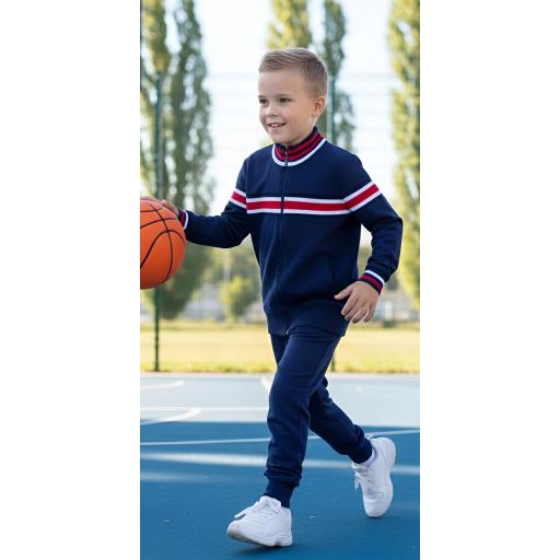 Комплект 2 части (с/д) комбинация в тънмосиньо 1