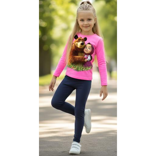 „Моден комплект за момиче с Маша и Мечока“