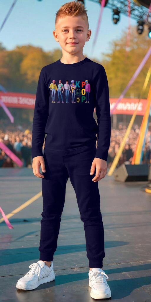 Удобен комплект за момче в тъмен цвят