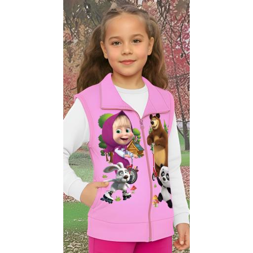 Детски елек с весел принт и удобна кройка