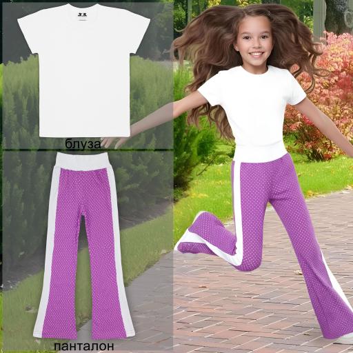 Комбинация 2 части (т/п) № 8 в бяло