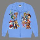 Детски суичър Paw Patrol в синьо с музикални герои