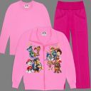 Розов суичър Paw Patrol с розова блуза и цикламен панталон