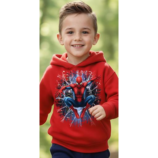  Спортна блуза за момче с изображение на супергерой