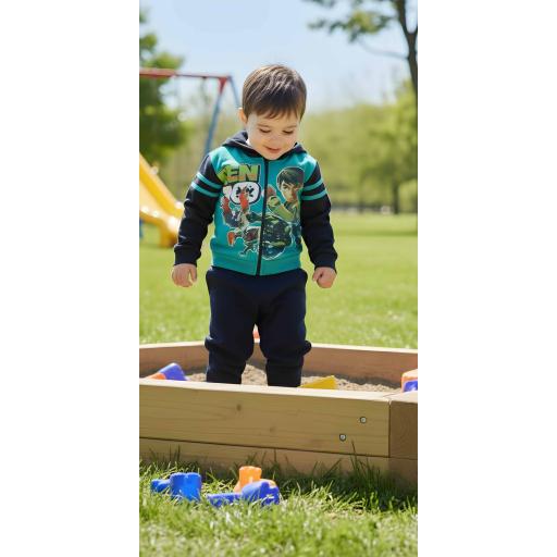 Комплект дебела вата 2 части (с/д) Бен 10 в морскосиньо