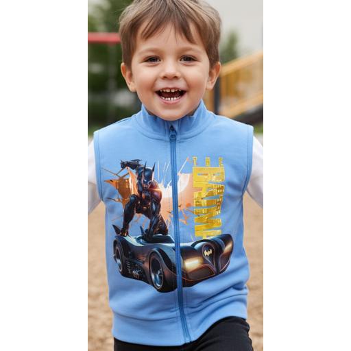 Детски елек с картинка на Batman отпред