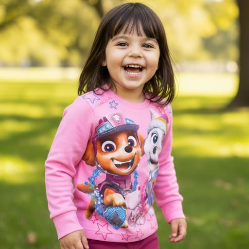 Блуза дебела вата с Пес Патрул в розово