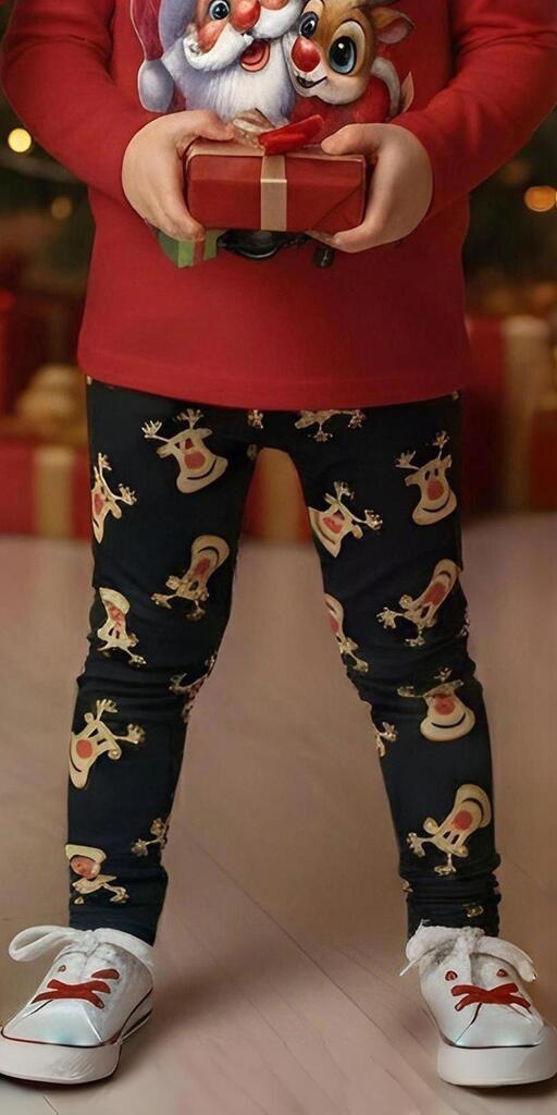 Клин тънък дълъг Коледно еленче 14