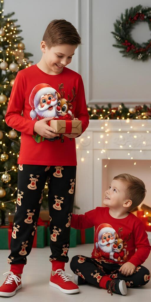 Комплект тънък 2 части (б/д) Коледни мотиви 14