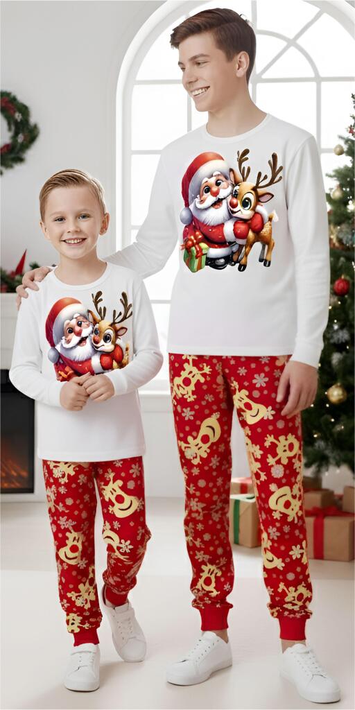 Комплект тънък 2 части (б/д.) Коледно еленче 12