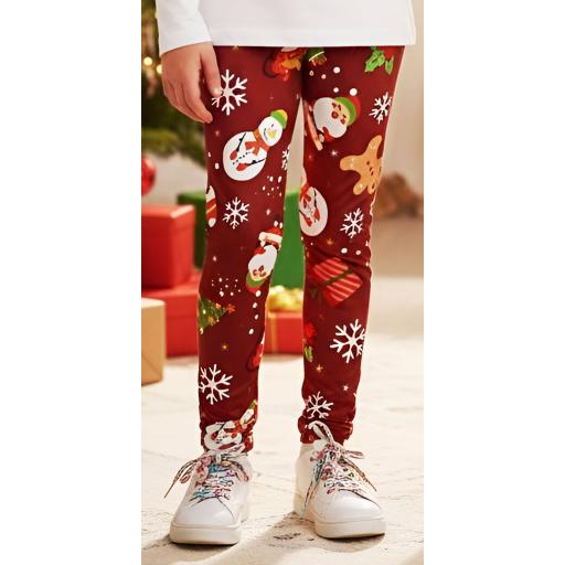 Коледен клин за деца, с коледен десен и тънка материя