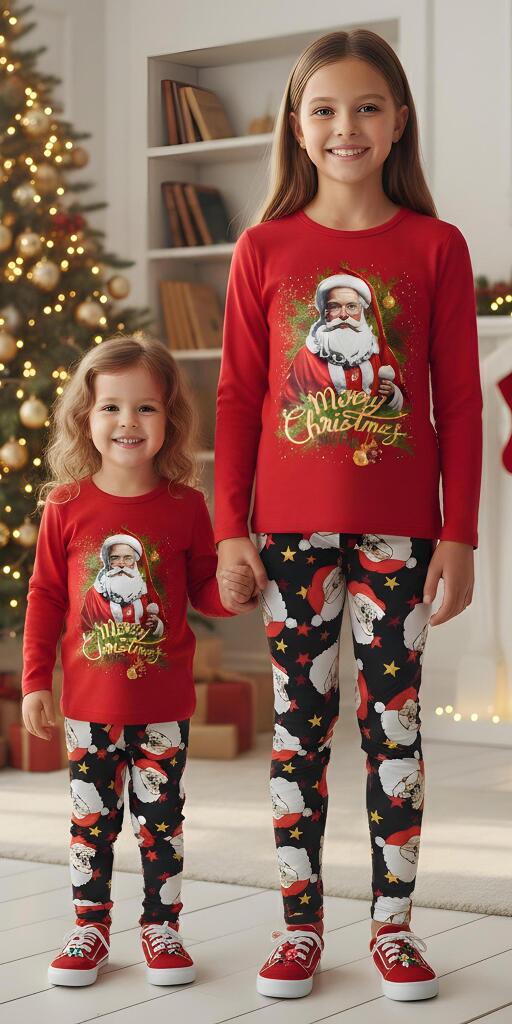 Комплект тънък 2 части (б/к.) Дядо Коледа 5