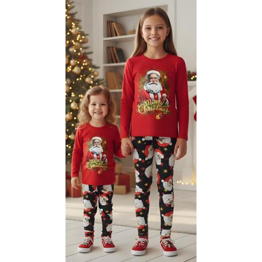 Комплект тънък 2 части (б/к.) Дядо Коледа 5