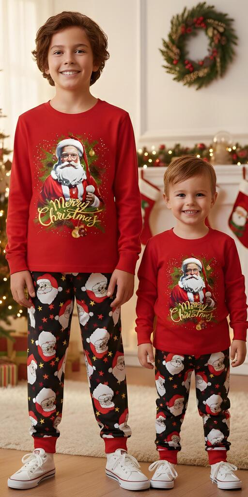 Комплект тънък 2 части (б/д.) Дядо Коледа 5