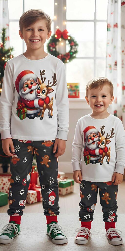 Комплект тънък 2 части (б/д.) Коледни мотиви 7