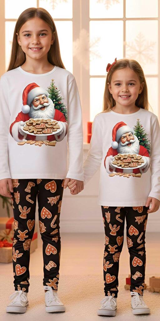 Комплект тънък 2 части (б/к.) Коледни мотиви 1