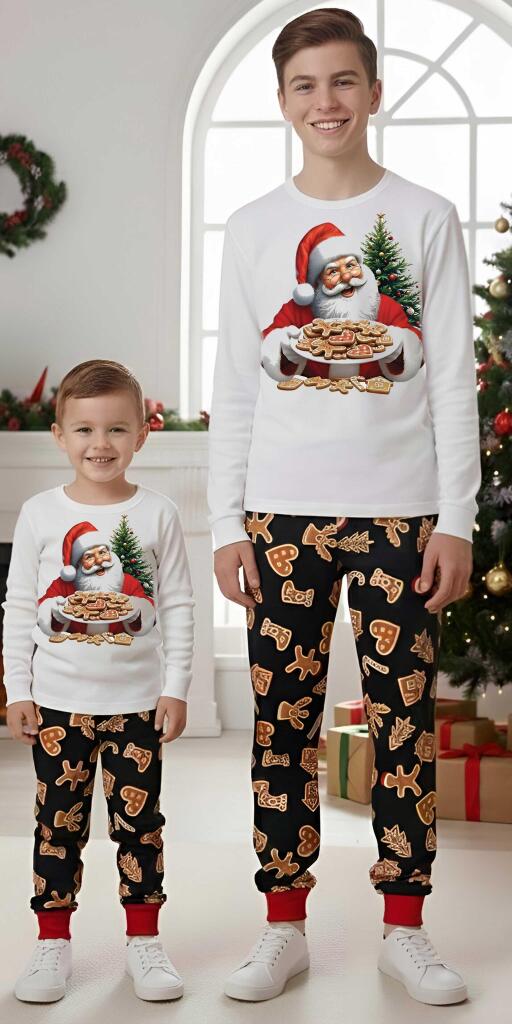 Комплект тънък 2 части (б/д.) Коледни мотиви 1