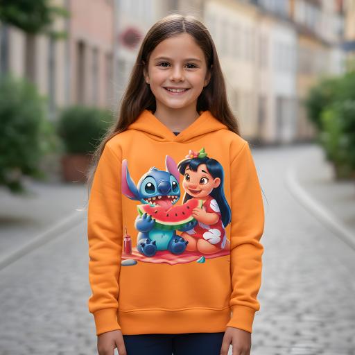 Блуза с качулка Лило и Стич 