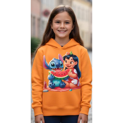 Блуза с качулка Лило и Стич 