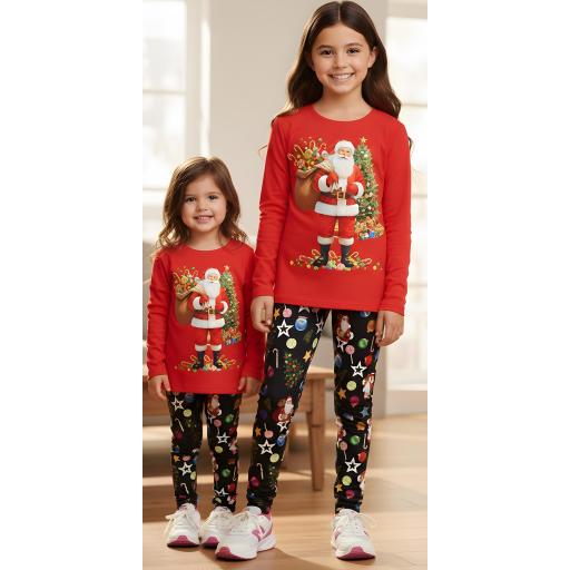 Комплект тънък 2 части (б/к.) Дядо Коледа 9