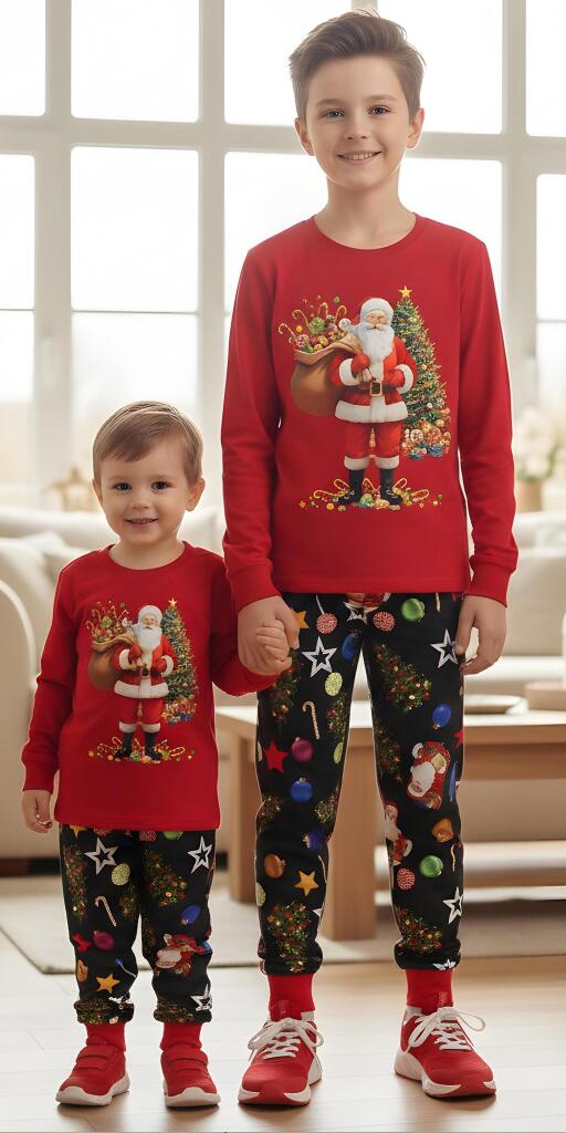 Комплект тънък 2 части (б/д.) Дядо Коледа 9