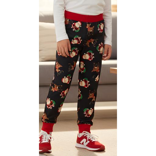 Долнище тънко Дядо Коледа и еленче 4