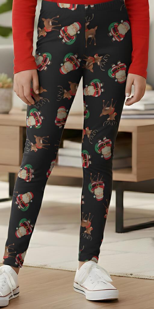 Клин тънък дълъг Дядо Коледа и еленче 4