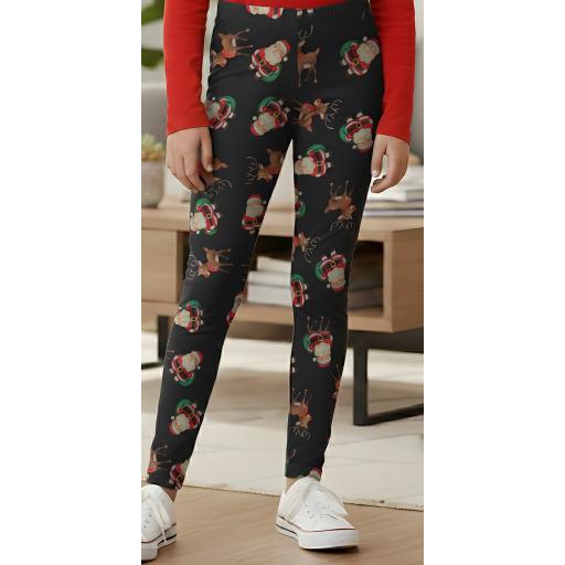 Клин тънък дълъг Дядо Коледа и еленче 4