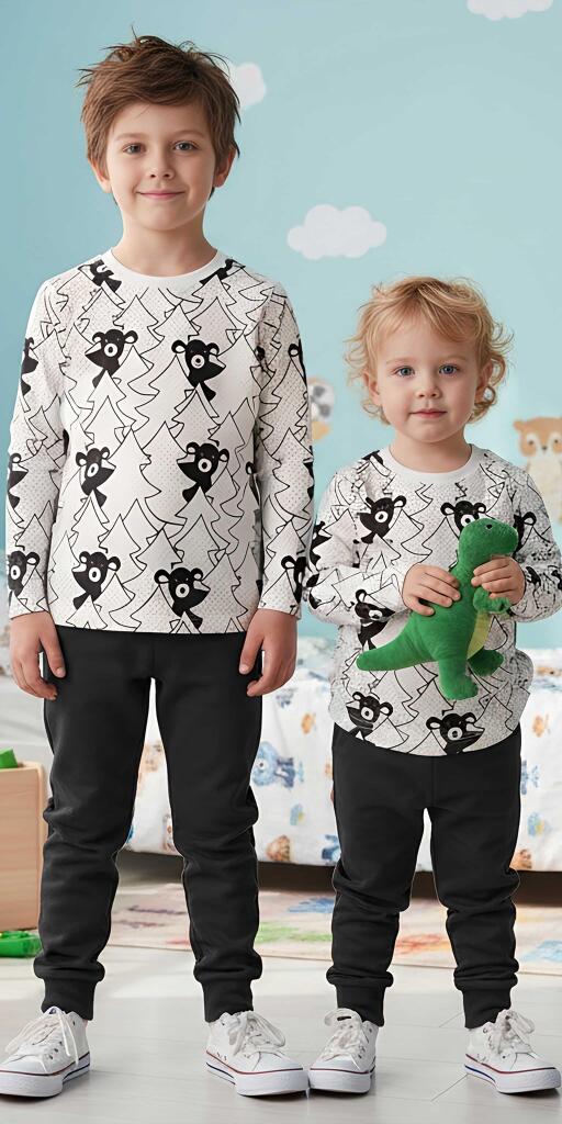 Комплект тънък 2 части (б/д) Закачливо мече (диг. печат)