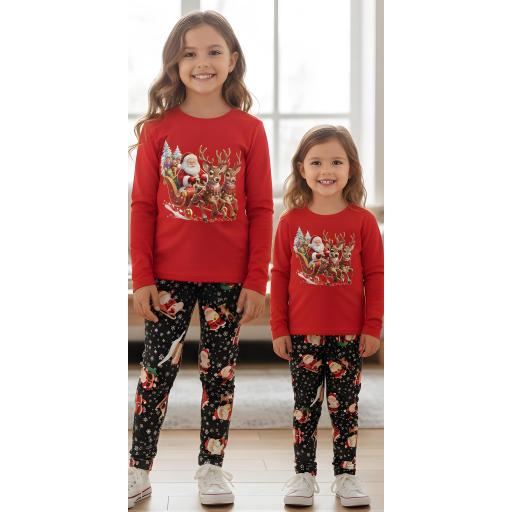 Комплект тънък 2 части (б/к.) Дядо Коледа 11