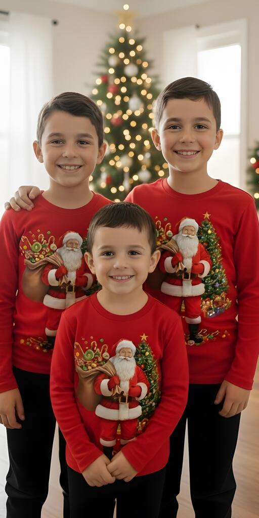 Блуза тънка Весели подаръци в червено