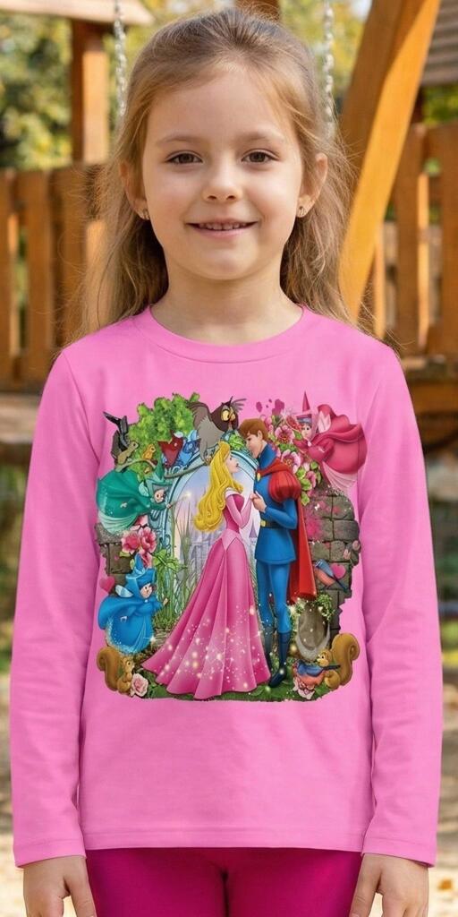 Блуза тънка Спящата красавица в розово