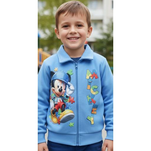 Детски суитчер със забавен дизайн на Мики, мек, цветен и идеален за игра.