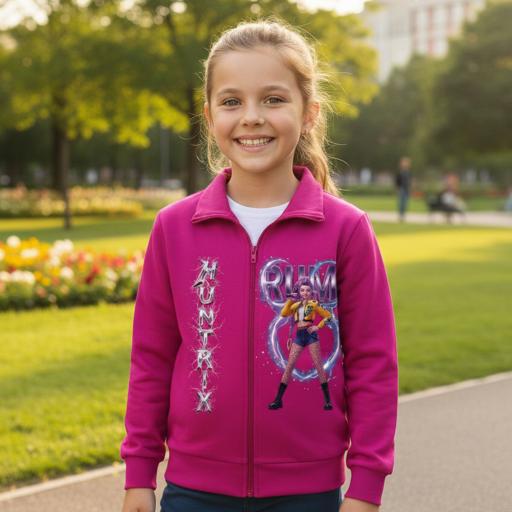 Суичър плътен Кей Поп циклама