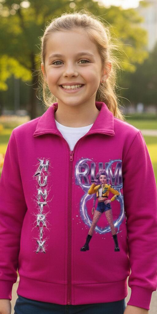 Суичър плътен Кей Поп циклама