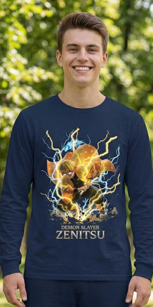Блуза тънка Zenitsu (Demon Slayer)