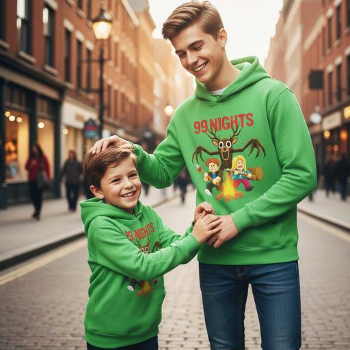 Блуза с качулка 99 нощи в зелено