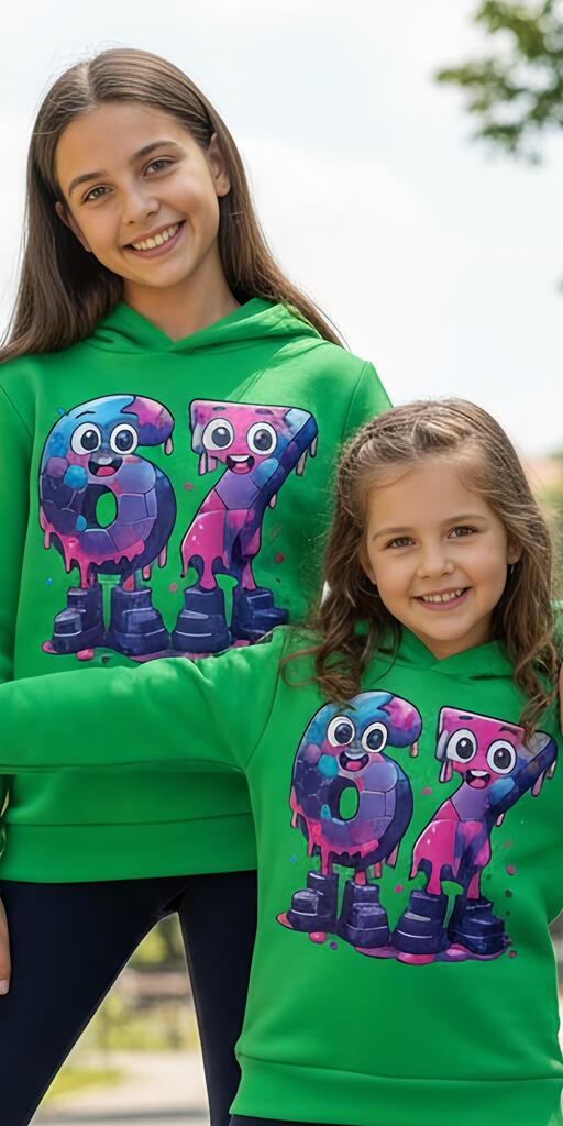 Блуза с качулка SIX SEVEN в зелено