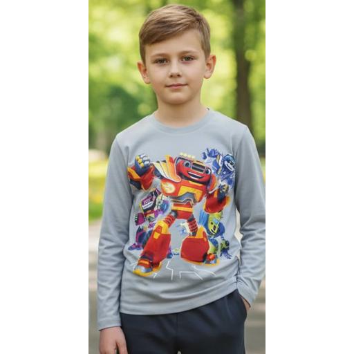 Блуза тънка Пламъчко в сиво